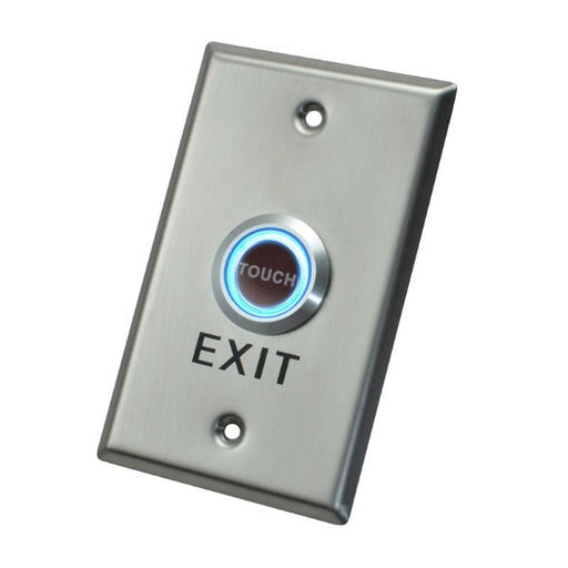 X2 Touch Exit Button, Stainless Steel - Small, SPDT, 12VDC, X2-EXIT-004-Exit Buttons-CTC Communications
