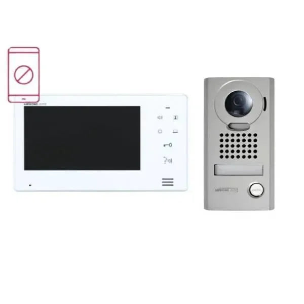Aiphone Intercom kit 7" Monitor Vandal Resistant Surface Mounted Door Station, JOS-1V