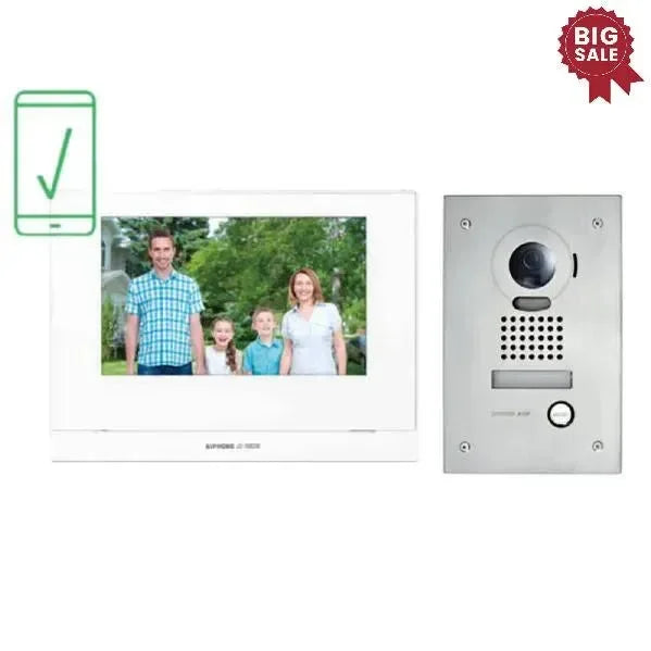Aiphone JOS-1FW JO Series flush-mount smartphone intercom kit