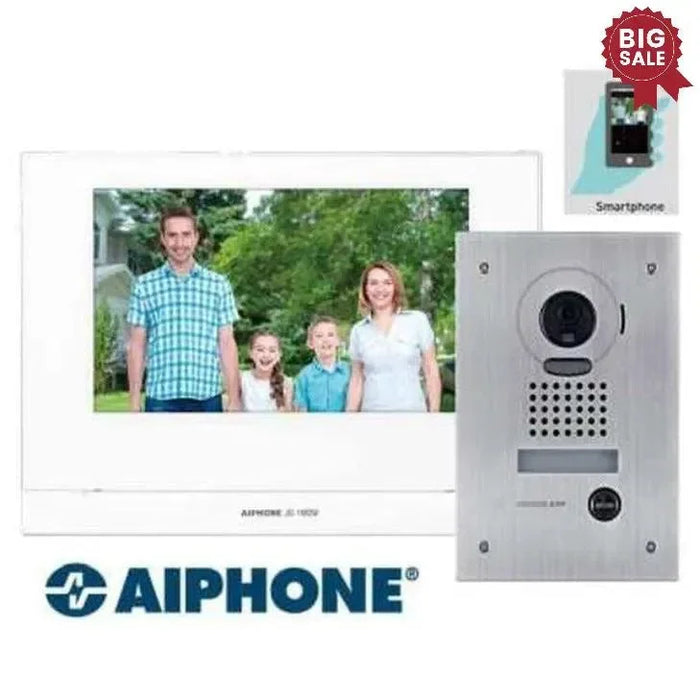 Aiphone JO-DVF flush-mount stainless-steel video door station
