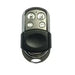 A black and silver remote control key fob with four button icons, isolated on a white background.