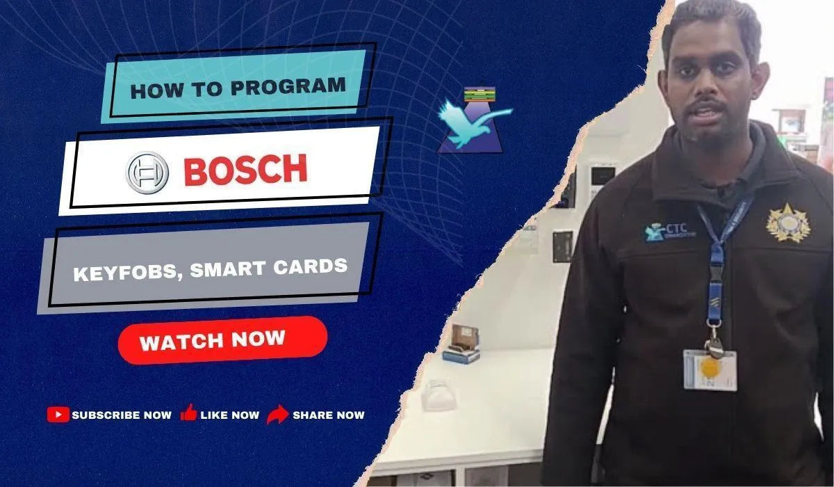 Bosch Solution 3000 Alarm System, Icon Code Pad, Wireless Detector Kit