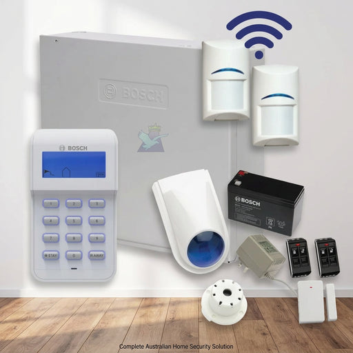 Bosch Solution 3000 Alarm System, Icon Code Pad, Wireless Detector Kit