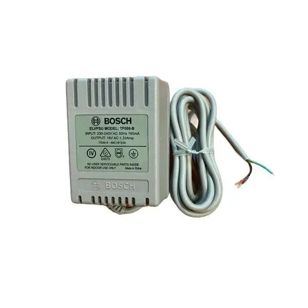 Bosch TF008-B 18VAC 1.33A three-wire alarm transformer plug pack