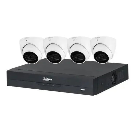 Dahua 6MP CCTV Kit 8 CH NVR, 4 x AI Turret Cameras