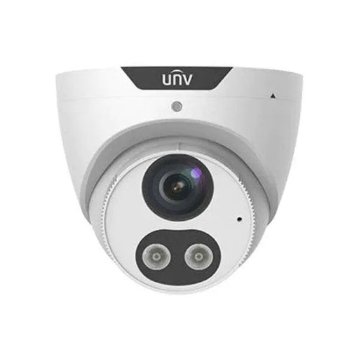 Uniview 5MP Active Deterrence Turret Security Camera, IPC3615SB-ADF28KM-I0