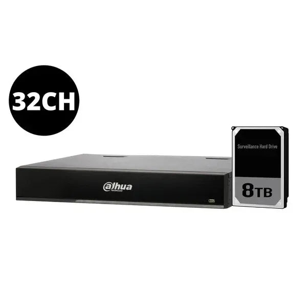 Dahua 32ch NVR DHI-NVR5432-16P-AI/ANZ with Hard Drive Options