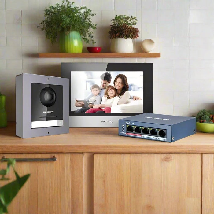 Hikvision Alarm System, Intercom & 8MP CCTV Kit 8 Channel