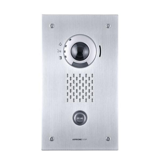 Aiphone IP Intercom 1 Button Video Door Station Commercial Mechanical Button, IX-DVF-MG