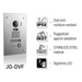 Aiphone Smartphone Flush Intercom kit, Two Monitors, JO Series, JOS-1FW-2M