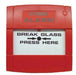 KAC Red Breakglass, Manual Call Point, Fire emergency SP, SU0631/SU0632