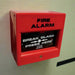 KAC Red Breakglass, Manual Call Point, Fire emergency SP, SU0631/SU0632