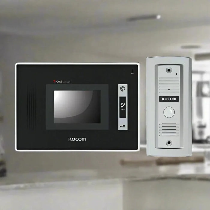 Kocom Intercom 3.5" Screen and Door Station, Flushmounted