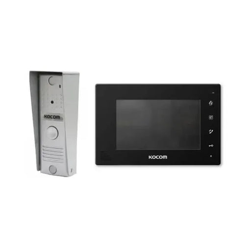 Kocom Video Intercom Kit, 2 Wire, KOCKCVD372(W/B)D1+KCMC11D1