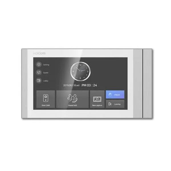 Kocom Video Intercom 7" Widescreen, 4 Wire,KOCKCVT701SM(B)(W)+MC30M