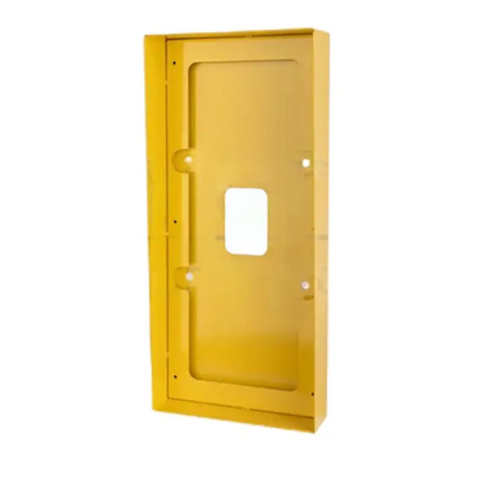 Yellow IMABSB apartment intercom surface box for bollard mounting