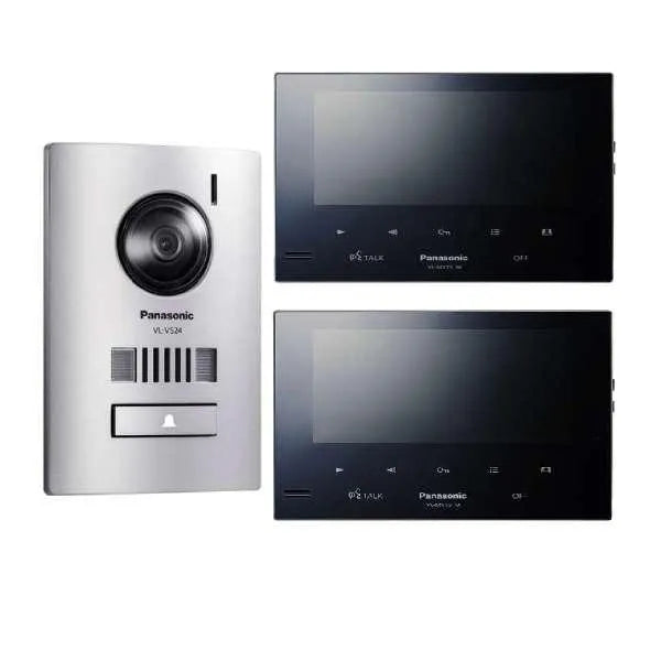 Panasonic Home Intercom 7" Kit with 2 x Mirror Monitor and Door Station