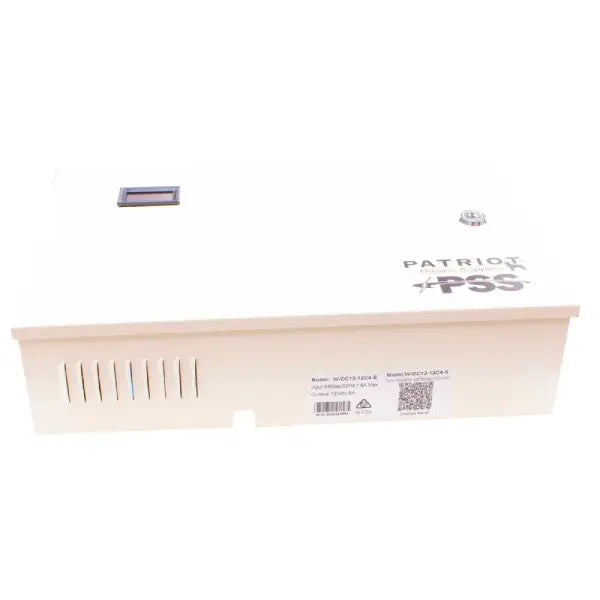 Patriot W-DC12-12C4-S wall mount power supply with 4A battery charger