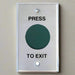 Smart WEL2440 Press to Exit, Heavy Duty Mushroom, Green, IP65, Vandalproof