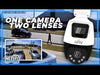 Uniview 2 * 2MP Lighthunter Dual-lens Network PTZ camera
