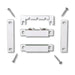 TANE SM-35CWG-WH Surface Mount Magnetic Reed Switch, White ABS Housing, SPDT Output, 23 mm Gap, Screw Terminals