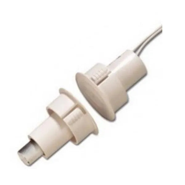Sentrol 1078CW-N Steel Door Recessed Reed Switch, 3/4" Diameter, SPDT, 3/4" Gap Size , Closed Loop