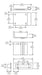 Sentrol 2302A-L Curtain door overhead contact with stainless steel armored cable
