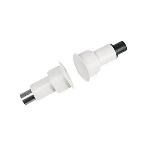 Sentrol 1076CW-N Steel Door Recessed Reed Switch, 3/4" Diameter, SPDT, 3/4" Gap Size