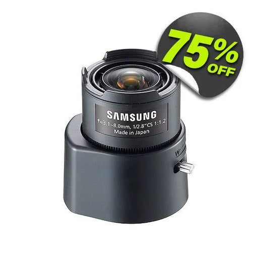 Hanwha Vision SLA-M3180PN/EX 1/2.8" CS-mount Auto Iris 3MP lens