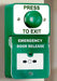 Press to Exit Combined Access Button and Emergency Release, SMART1230