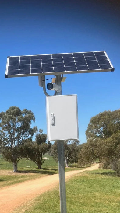 Solar Surveillance System, No Camera, 170W Solar Panel, Remote View (4G), No SD Card, CTCSOL-170W-NOCAM-NOSD
