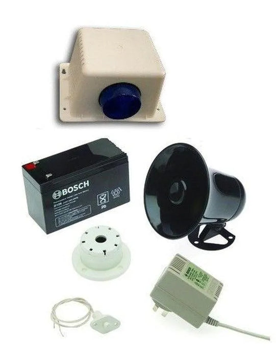 Bosch Solution 3000 Alarm System with 2 x Wireless Detectors + 5" Touch Screen Code pad+Premium Remote Kit +IP Module