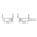 TANE TAP‑10‑WH Recessed Magnetic Reed Switch, White Plastic, 1x N/C Output