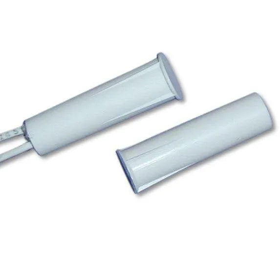 TANE TAP‑10‑WH Recessed Magnetic Reed Switch, White Plastic, 1x N/C Output