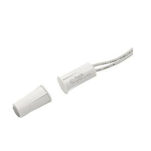 TANE STB‑11B‑WH Stubby Recessed Magnetic Reed Switch, White Plastic, Mini Recessed Contact, Normally Open Output, 12.5 mm Gap, 9 mm hole size