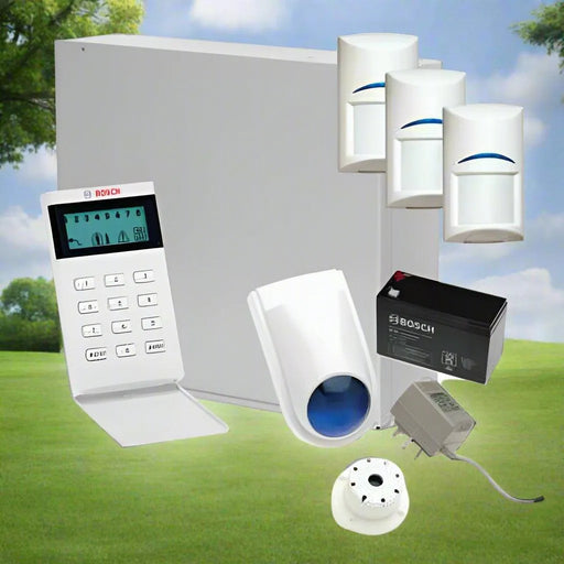 Bosch Solution 3000 Alarm System, 3 x PIR Detectors, Icon Codepad