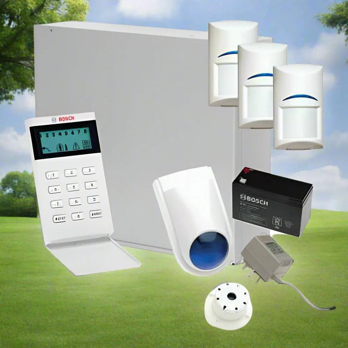 Bosch Solution 3000 Alarm System, 3 x PIR Detectors, Icon Codepad