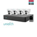 Uniarch 8MP CCTV Kit 8 CH NVR, 4 x Turret Cameras