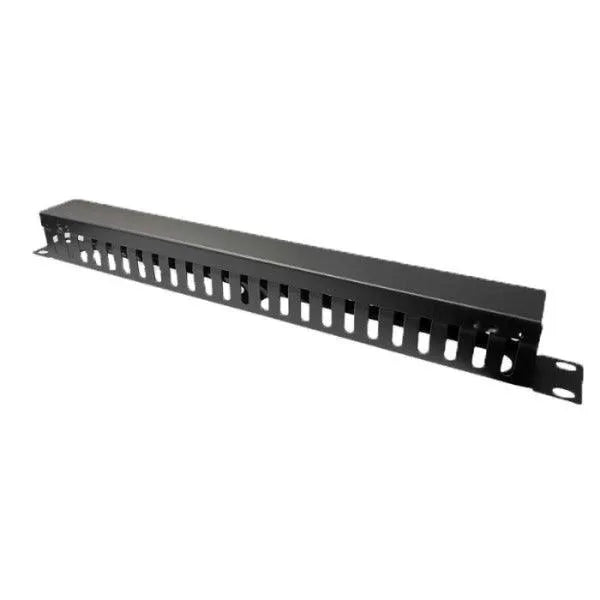 19" 1U Cable Management, 24 Open Slot, 2 Back Slot, Metal Type, VC-61102