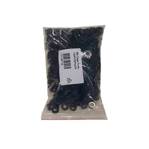 M6 Cage Nuts and Screws, Black, VC-NM-16