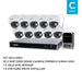 Vivotek 5MP Surveillance Kit 16 Channel Kit Fixed Dome, Kit-VIVO-5MP16106D