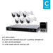 Vivotek 5MP Surveillance Kit, 8 Channel, Motorised Bullet Kit-VIVO-5MP8064BM