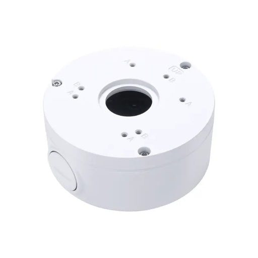 Vivotek AM-71K white camera junction box with conduit entry