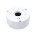 Vivotek AM-71K white camera junction box with conduit entry