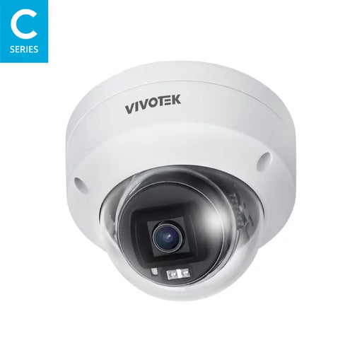 Vivotek FD9380-HV-V2 5MP outdoor AI dome camera with 2.8mm lens and vandal-resistant housing