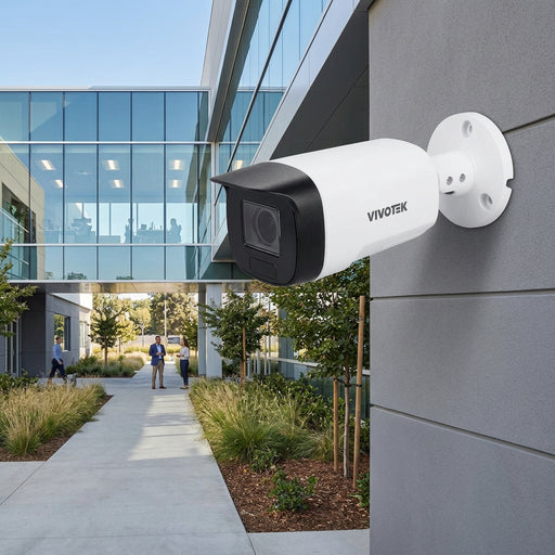 Vivotek IB9389-EHTV-V3 5MP Motorised Outdoor AI Bullet Camera with Microphone