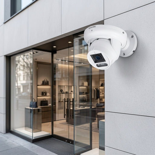 Vivotek IT9389-HVW-V3 5MP dual-light AI turret camera with built-in microphone and speaker