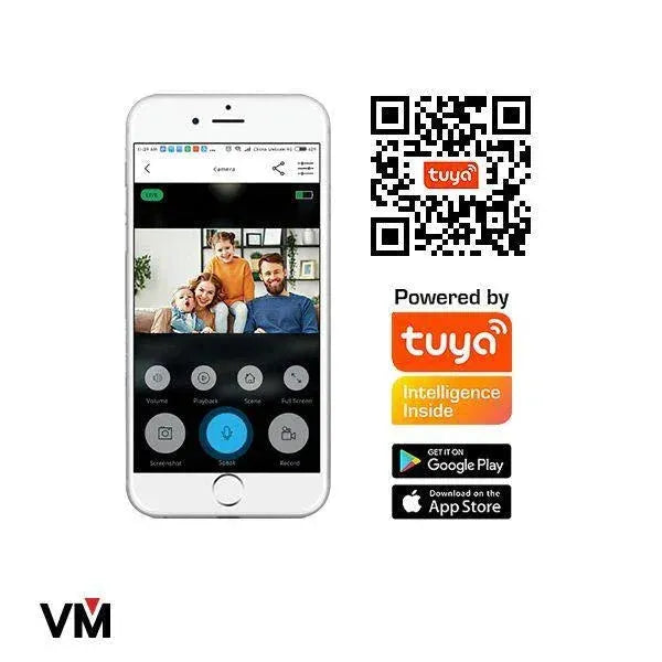 Videoman 4 wire Smartphone Wifi Home Intercom Kit-White