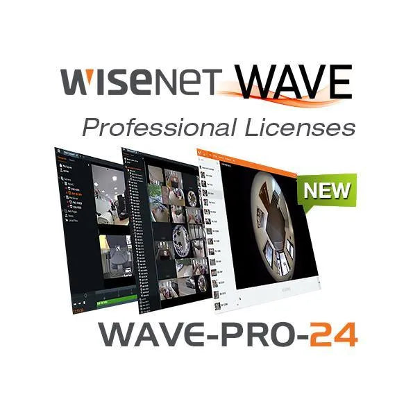 Hanwha Wisenet WAVE Professional License for IP camera