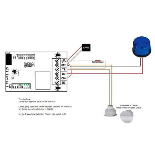 Nidac 12-24VDC General Purpose Timer, CT1